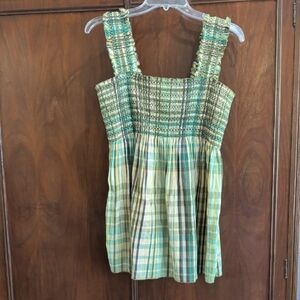 Apt. 9 Green Plaid Kids Dress